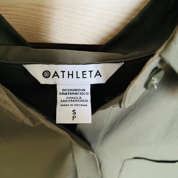 Athleta "Midday Cropped Shirt" - Picture 5 of 6